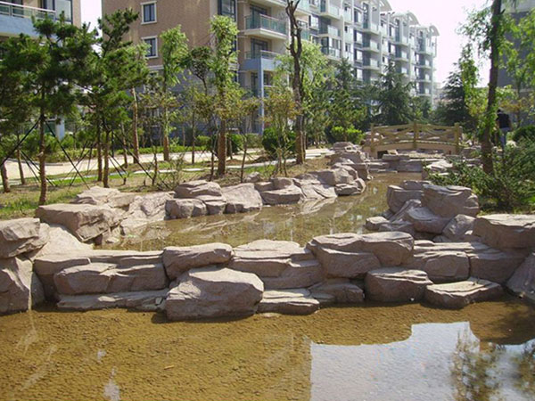 塑石驳岸假山